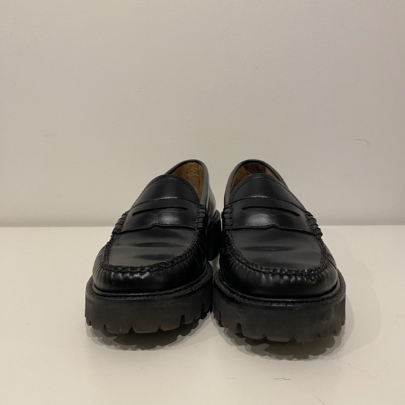 G.H. Bass Whitney Super Lug Black Loafer - Picture 6 of 11